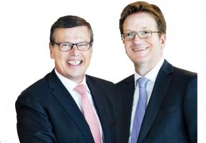 독일 MR그룹의 공동 CEO인 Michael Rohde(왼쪽)와 Dr. Nicolas Maier-Scheubeck.