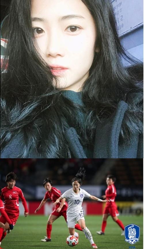 이민아 (사진: 이민아 SNS, 한국축구협회 공식 홈페이지)