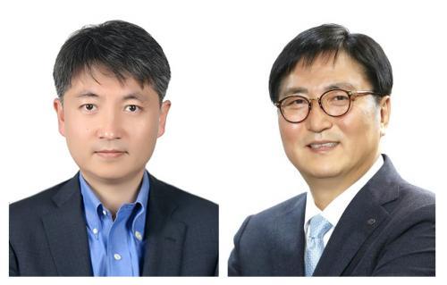 신규 선임된 김상우 대표(사진 왼쪽)와 박상신 대표. 
