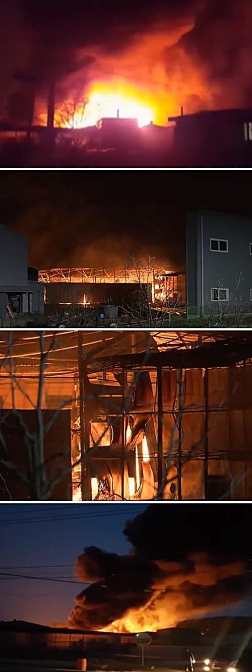 양산 삼원판지 공장 화재 (사진: MBC 뉴스/기사와 관련 없는 사진)