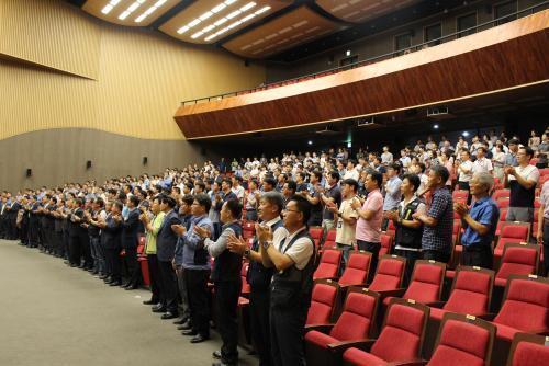 한국수력원자력 노동조합은 9일 경북 경주 한수원 본사에서 ‘한국수력원자력 노동조합 창립 제17주년 기념행사’를 개최했다.