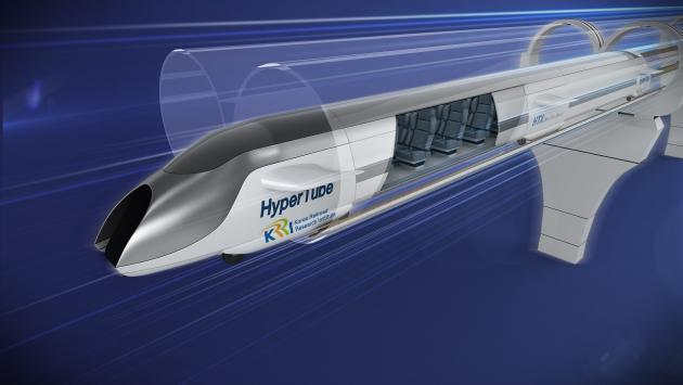 철도연이 개발하고 있는 초고속 자기부상열차 하이퍼튜브. 하이퍼튜브는 고온 초전도 현상을 활용한 추진기술과 자기부상기술을 바탕으로 시속 1000km의 속도를 내는 ‘꿈의 열차’가 될 전망이다.