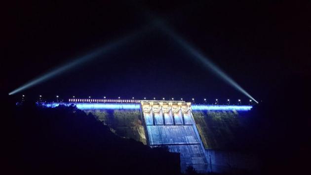 남승혜 루스케이프 소장이 디자인한 합천댐 경관조명 프로젝트.