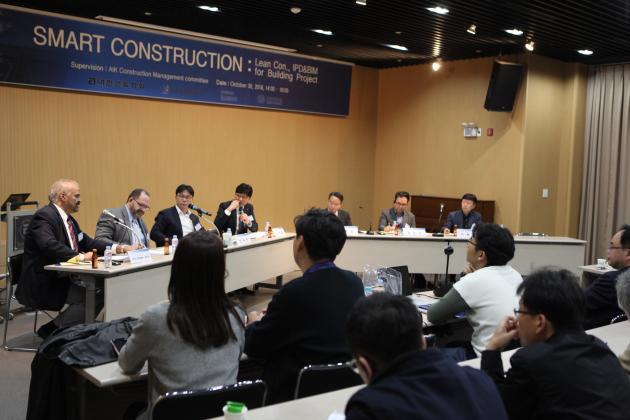 포스코건설은 지난 30일 대한건축학회, 한국건설관리학회, 한양대학교와 공동으로 ‘빌딩 프로젝트를 위한 IPD&BIM 스마트 컨스트럭션’을 주제로 포럼을 개최했다.