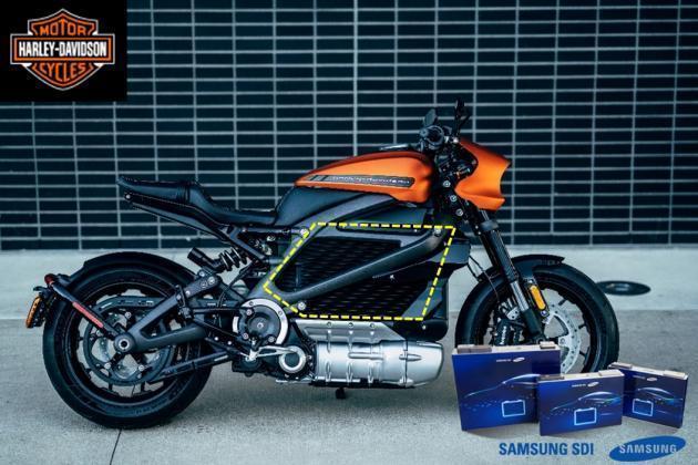 할리데이비슨(Harley-Davidson)이 처음 출시하는 전기 모터사이클에 삼성SDI 배터리 팩을 탑재한다.