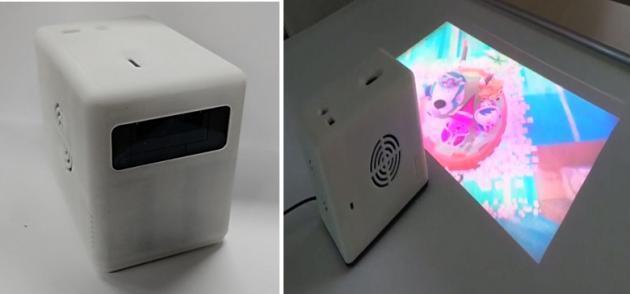 광기술원이 개발한 초단초점 LED 프로젝터