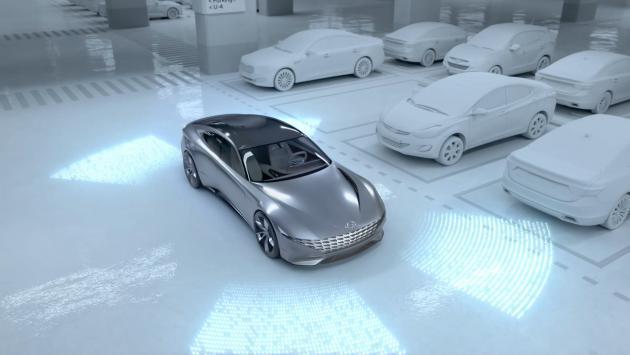 현대·기아차가 자율주차 콘셉트를 담은 3D 그래픽 영상을 공개했다.