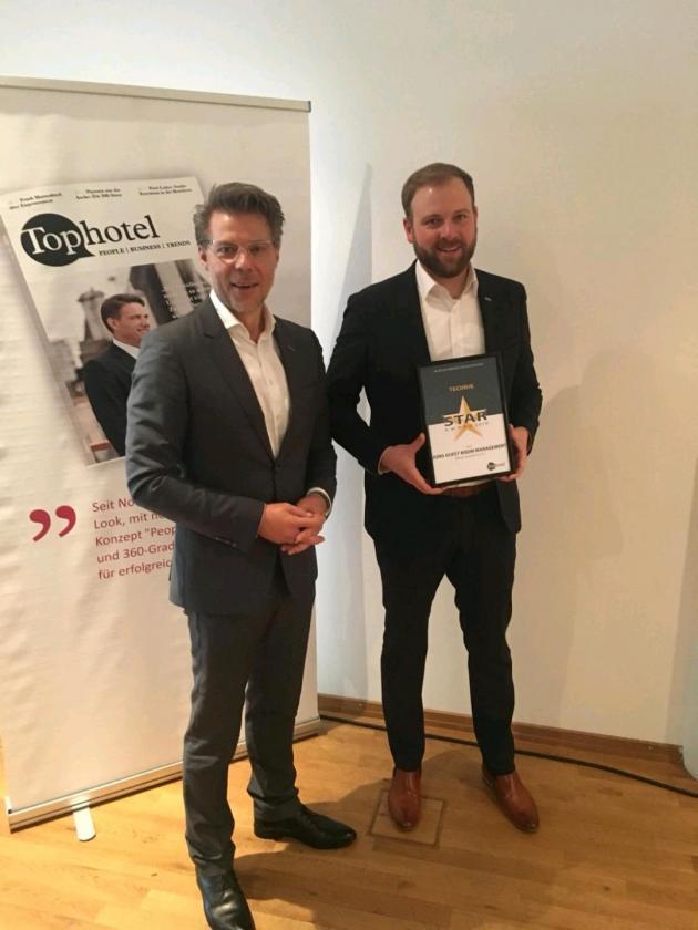독일의 배선기구‧빌딩제어 솔루션 제조기업 융이 ‘2019 TOPHOTEL 스타 어워드’의 기술 부문에서 금상을 수상했다.