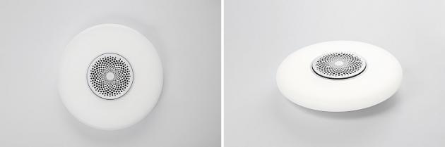 말타니가 공기청정기 전문회사와 손잡고 개발한 공기청정기 겸용 LED방등 '퓨어루미'. (사진=말타니)