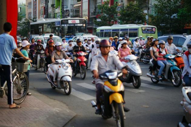 국내 엘리베이터 기업들의 해외수출 시장으로 베트남이 떠오르고 있다. 베트남 하노이의 모습.