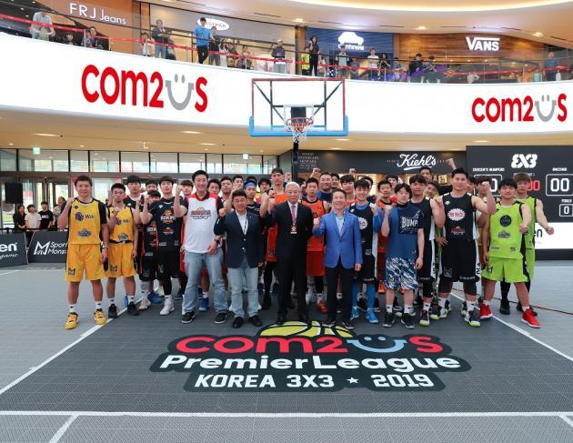 한국3대3농구연맹이 주관하고 컴투스가 타이틀 스폰서로 참여하는 ‘컴투스 코리아 3×3 프리미어 리그 2019’가 개막했다. 