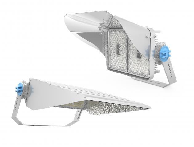 전반사와 비대칭이 특징인 진우엘텍의 LED투광등기구. 