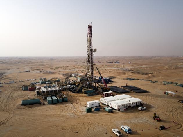 한국석유공사가 참여하고 있는 UAE 할리바 유전 개발. 