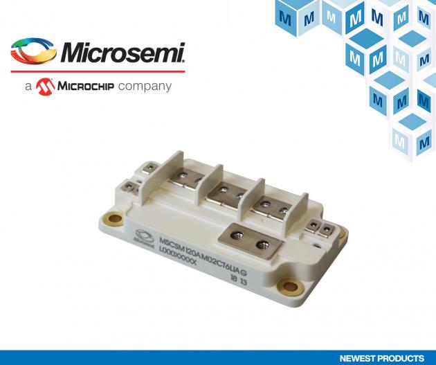  마이크로칩 테크놀로지(Microchip Technology)의 'AgileSwitch® Phase Leg SiC MOSFET 모듈'.
