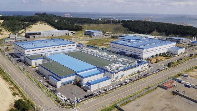 포스코에너지의 연료전지 자회사 한국퓨얼셀의 포항 공장 전경.