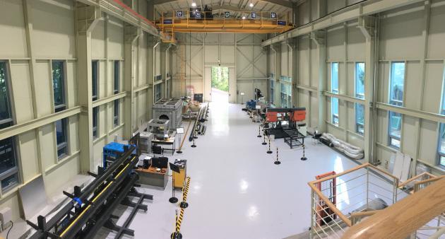 열수송관 성능시험센터 대형 실험실.