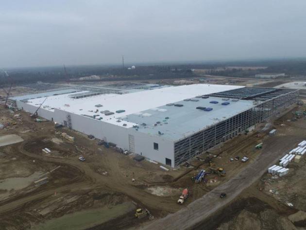 LG에너지솔루션과 GM의 합작법인 얼티엄셀즈가 미국 오하이오주에 건설 중인 배터리 생산 공장. 