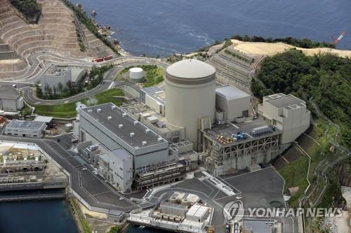 일본에서 최초 운전 개시 후 40년이 넘은 노후 원전 가운데 지난달 23일 첫 재가동에 들어간 간사이전력의 미하마 원전 3호기. 제공:연합뉴스