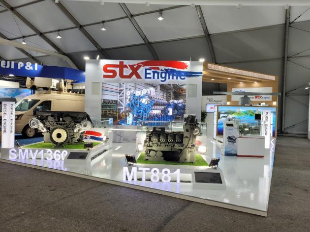 STX엔진은 10월 19~23일 열리는 ‘서울 ADEX 2021’에서 K9 자주포 및 K1A2 전차 국내 개발 디젤 엔진을 일반에 처음으로 공개한다