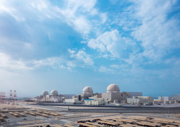  UAE 바라카 원전 전경.