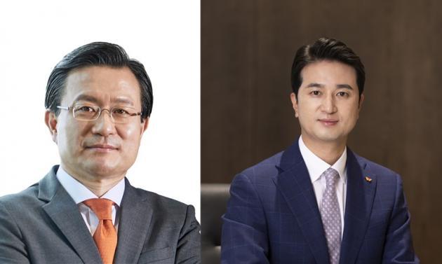 SK E&S 공동대표인 유정준 부회장(왼쪽)과 추형욱 사장.