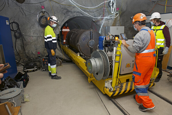 스위스 방사성폐기물관리공동조합 나그라(NAGRA)의 그림셀 연구용 지하연구시설(URL)에서 실증이 진행되고 있다. (제공=NAGRA)
