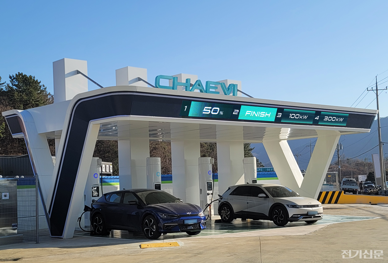 대영채비 전기차 초급속 충전소. (제공=대영채비)