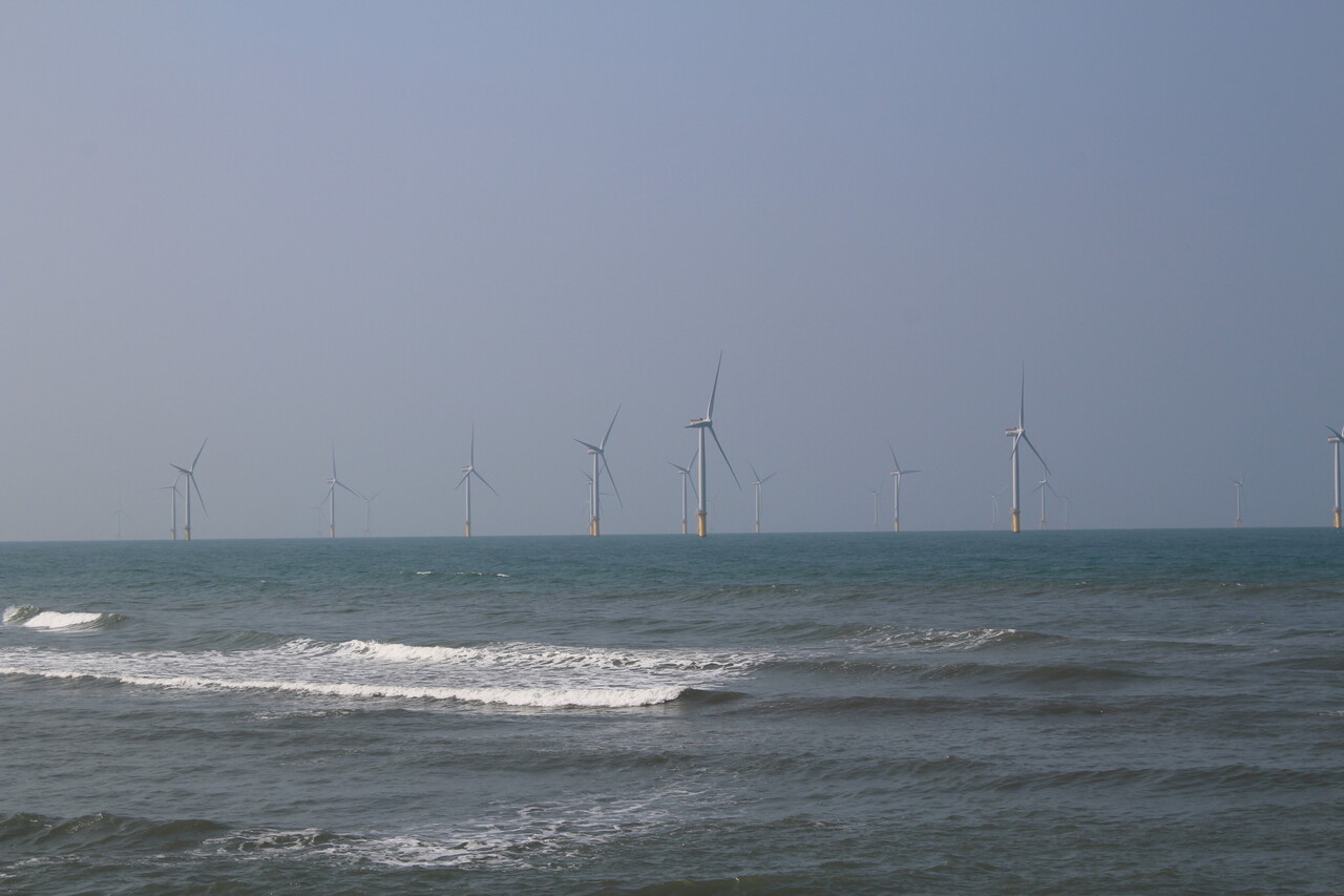 대만 포르모사1 해상풍력 단지. / 촬영=안상민 기자