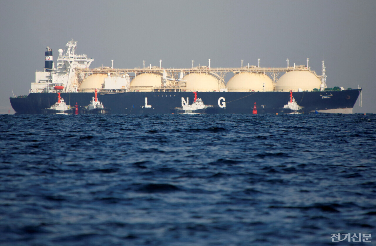 액화천연가스(LNG) 운반선의 모습. (제공=연합뉴스) 