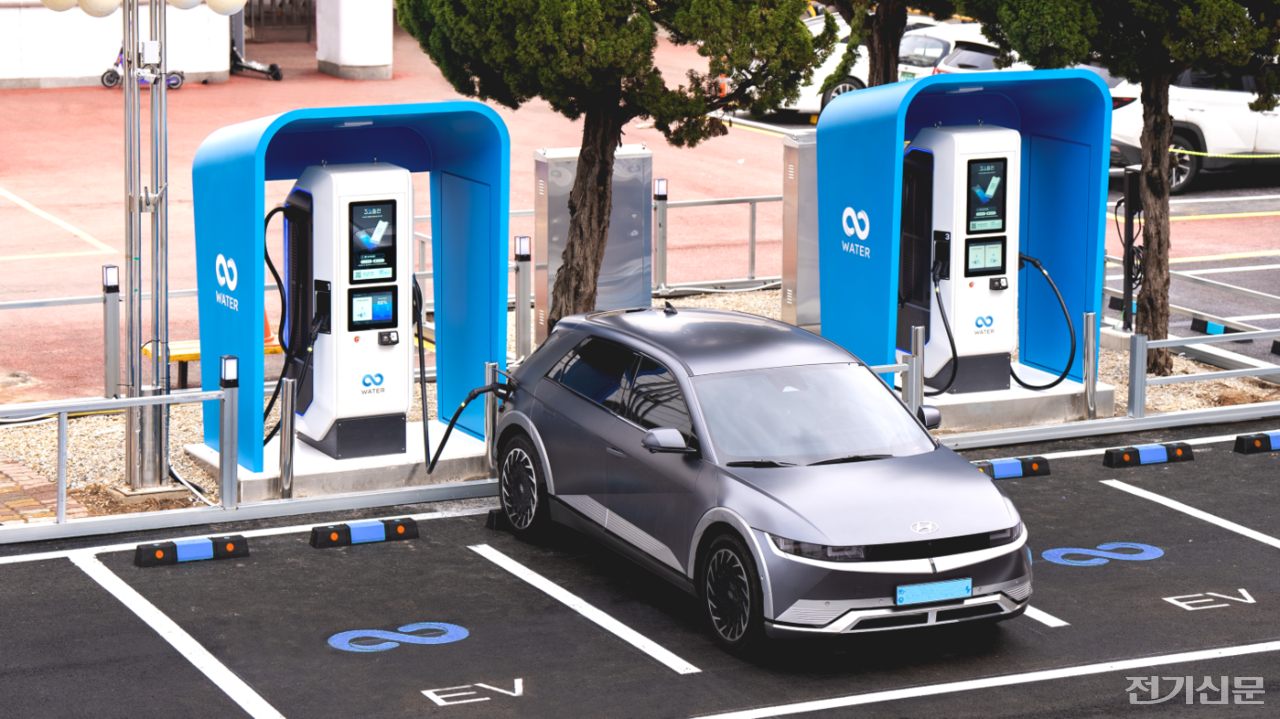 안산시에 위치한 전기차 급속 충전소. [사진=브라이트에너지파트너스]