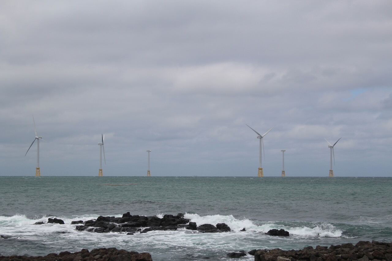 한림해상풍력 현장. 사진은 기사의 특정사실과 연관 없음.  [사진=안상민 기자]