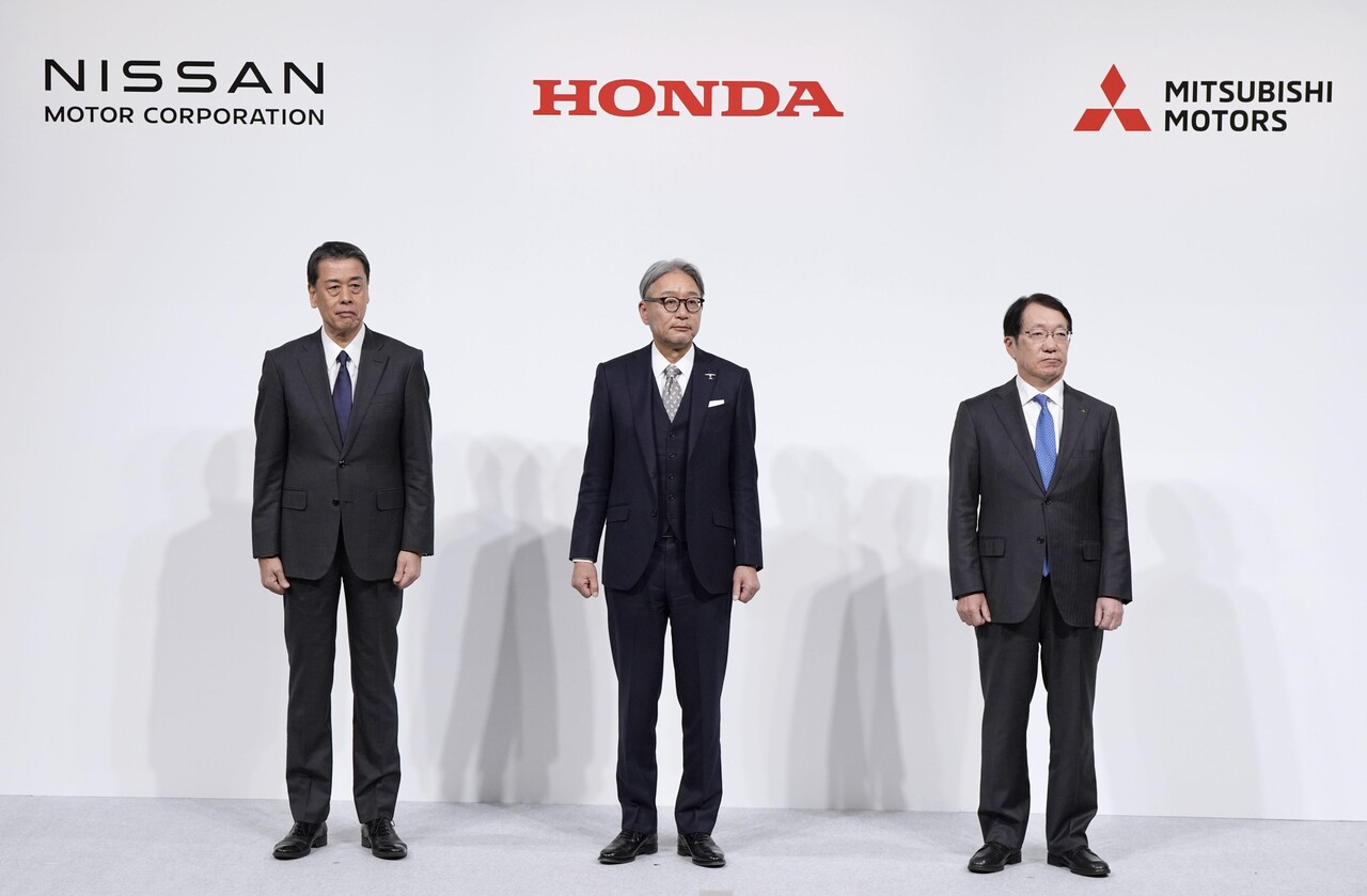 혼다-닛산 합병 추진 공식 발표[사진=연합뉴스]