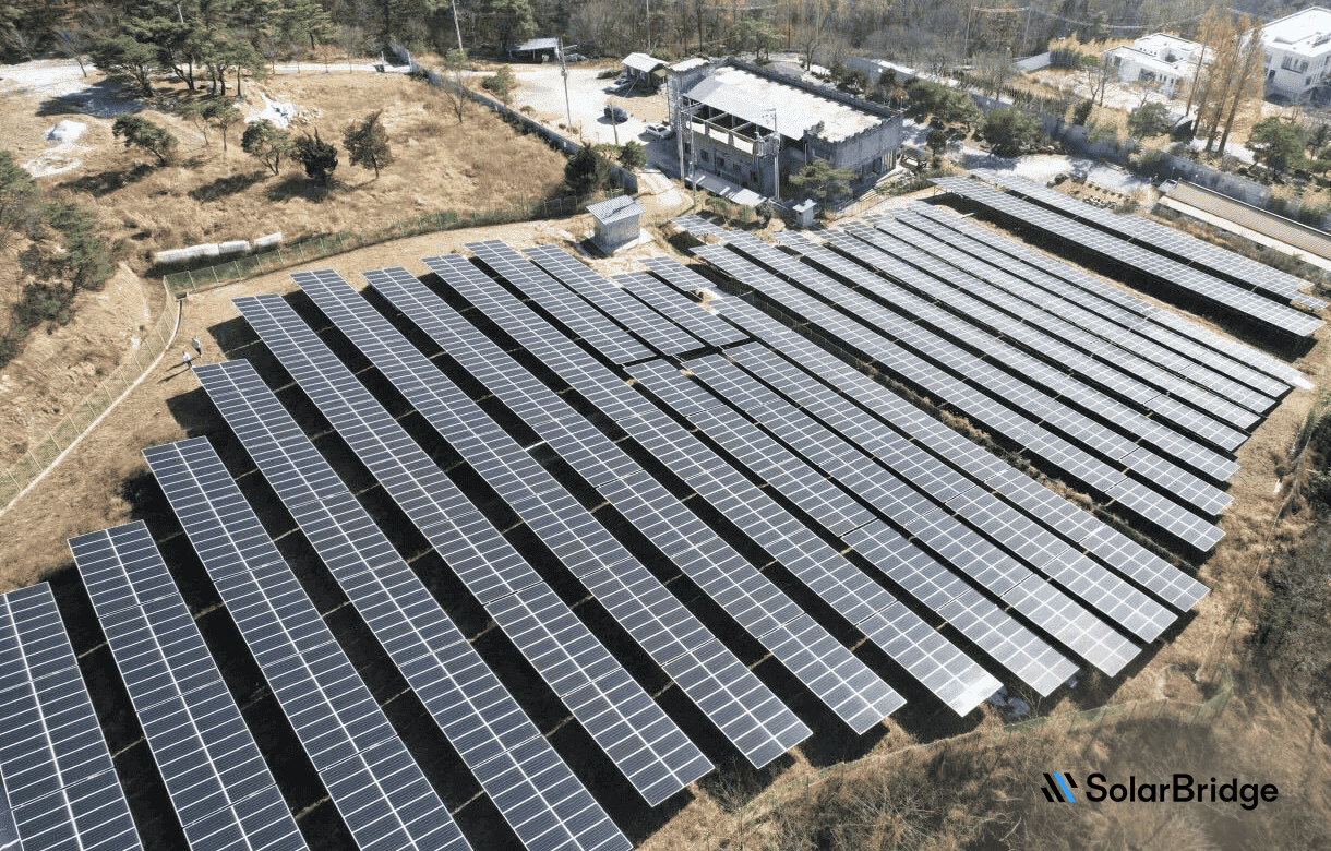 솔라브리지의 투자 상품인 경상남도 거창군 소재 996kW 태양광 발전소 전경. [제공=엔라이튼]