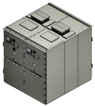 선도전기의 핸들 락 내진내아크 금속폐쇄 배전반.[사진=선도전기]