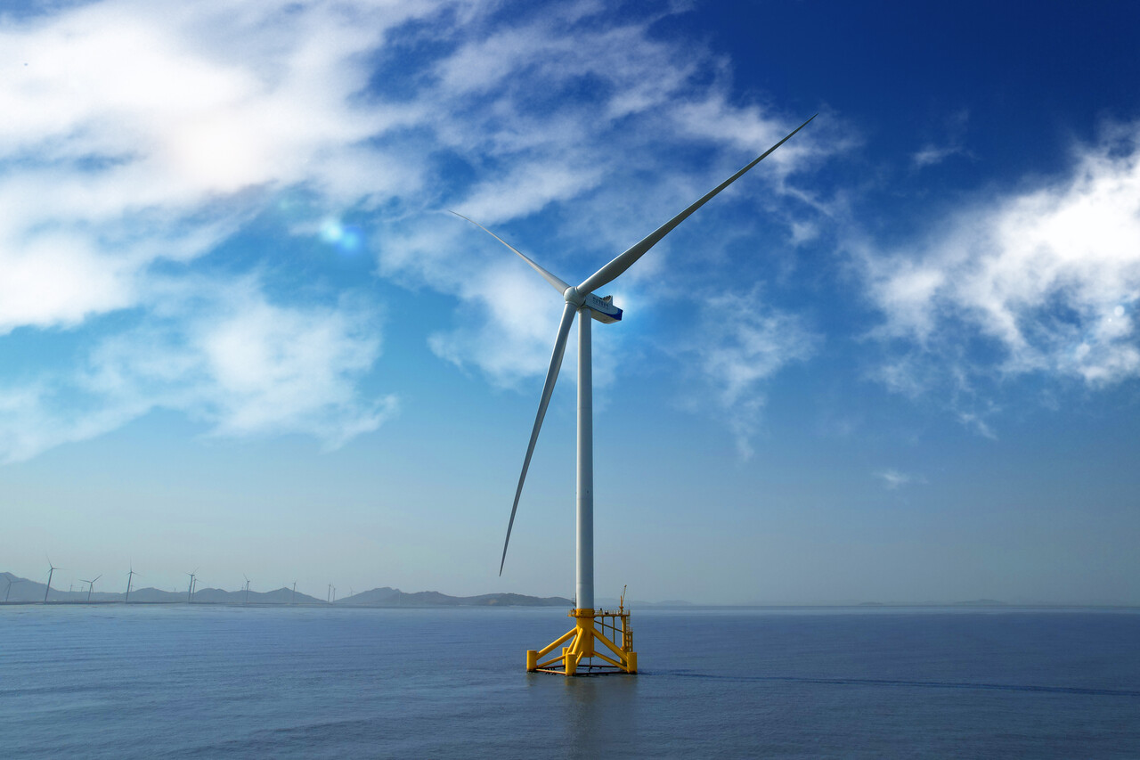 전남 영광 약수해상풍력 발전 현장. [제공=전남개발공사]