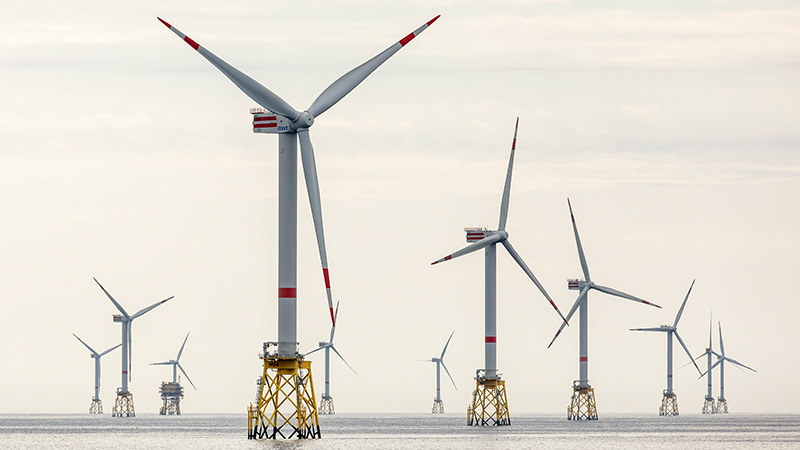 독일 노드씨(Nordsee) 해상풍력발전소 전경. [제공=RWE]
