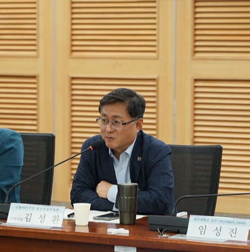 김성환 더불어민주당 의원이 발언하고 있다. [사진=안상민 기자]