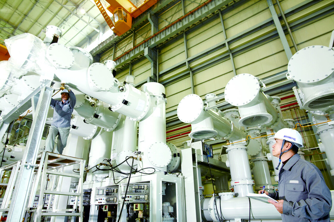 전력인프라 대장주 효성중공업, 주가 장중 200만원 돌파 < 기업∙CEO < 전기경제 < 기사본문 - 전기신문