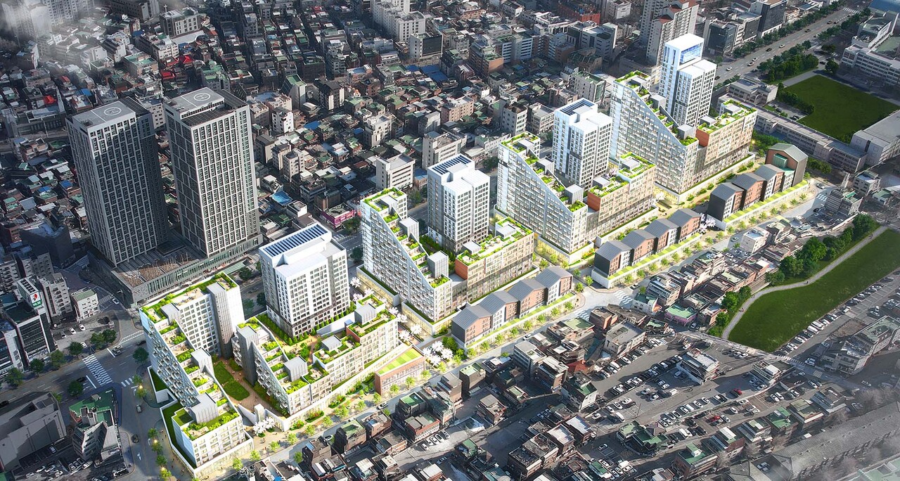 모아타운 공공관리 선도사업지(풍납동 모아타운). [사진=SH]