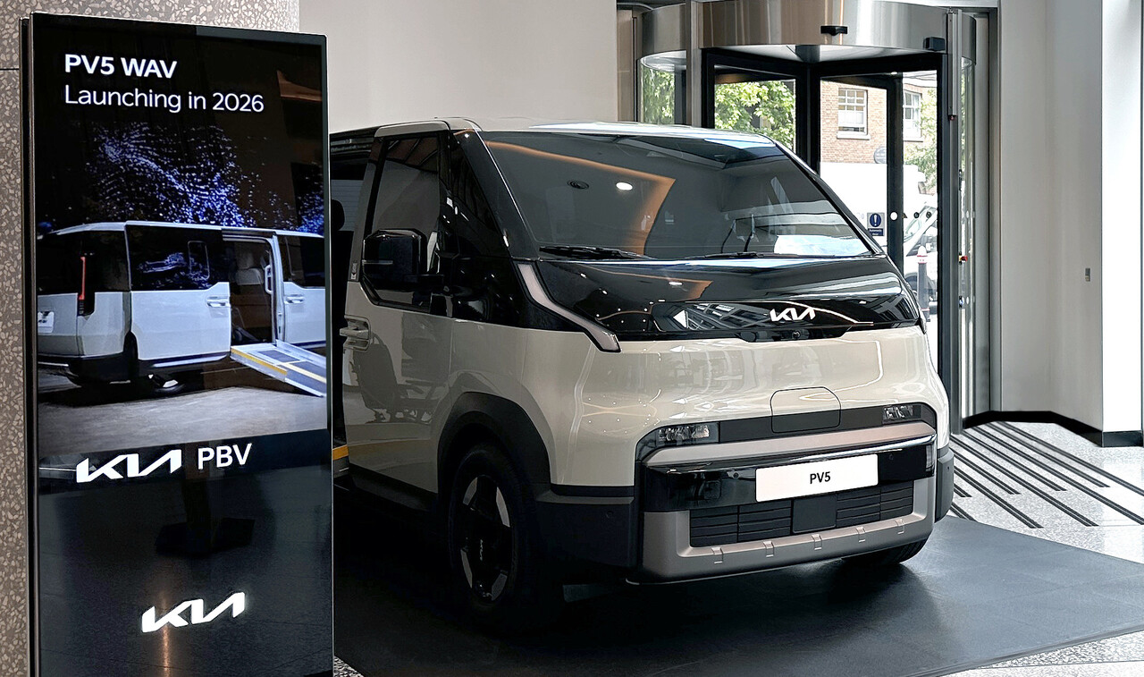 기아가 영국 퓨처 오브 더 카 서밋에 공개한 PV5 WAV [사진=기아]