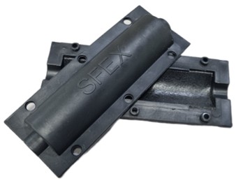 스펙스테크가 태양광발전설비의  전기화재 취약지점인 MC4 커넥터를 보호할 수 있는  ‘SFEX MC4 커버’를 개발해 5일 개막하는 '솔라 아시아 2025 전시회'에서 공개한다. [사진=스펙스테크]