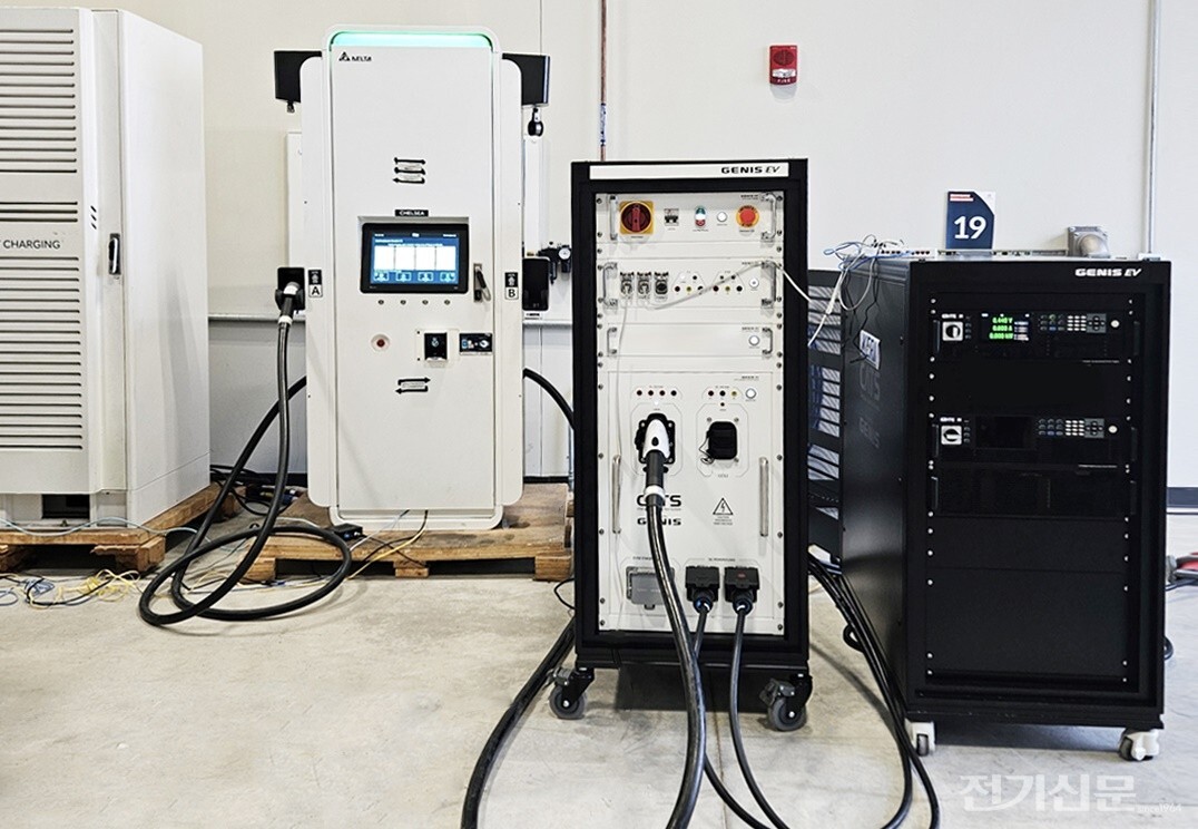 전기차 충전 적합성 및 상호운영성 시험장비. [사진=제니스코리아]