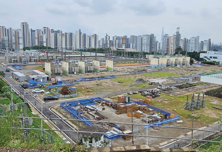 ​경기 하남시에 있는 동서울변전소 부지 모습.[제공=한국전력]​