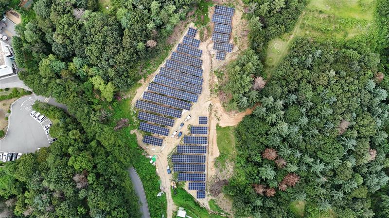 SK이터닉스 솔라파크 춘천 군자1호 태양광 발전소. [제공=SK이터닉스]