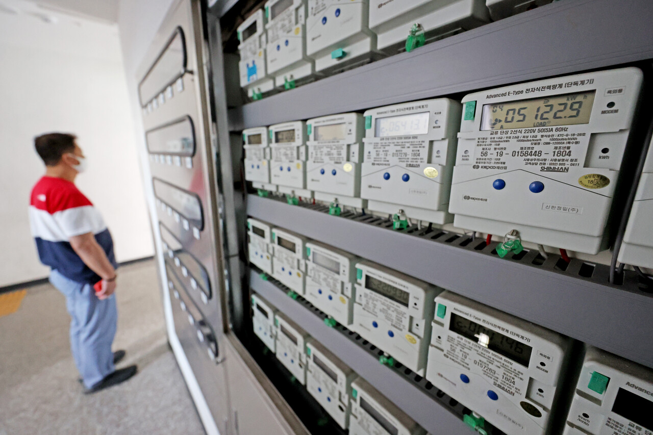 서울 시내 한 건물의 전력계량기[사진=연합뉴스]